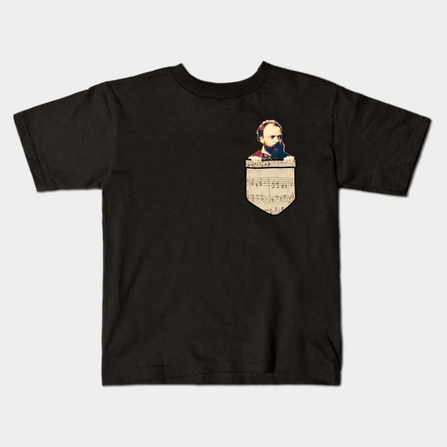 Antonin Dvorak In My Pocket Kids T-Shirt by Nerd_art